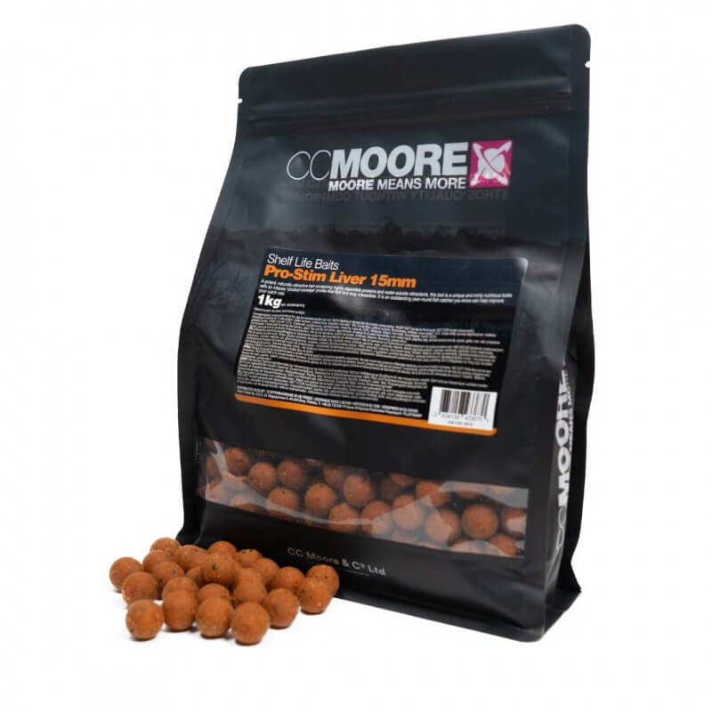 Boilies Ccmoore Pro-Stim Liver 18 mm - Tienda Carpfishing