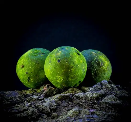 Boilies Massive Baits Top Shelf Green Mulberry 18 mm - Tienda Carpfishing