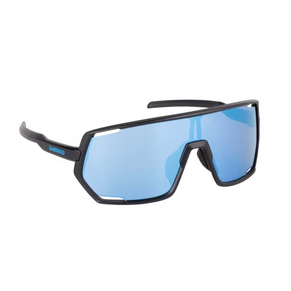 Polarizační sluneční brýle Shimano Lesath Matte Black and Blue