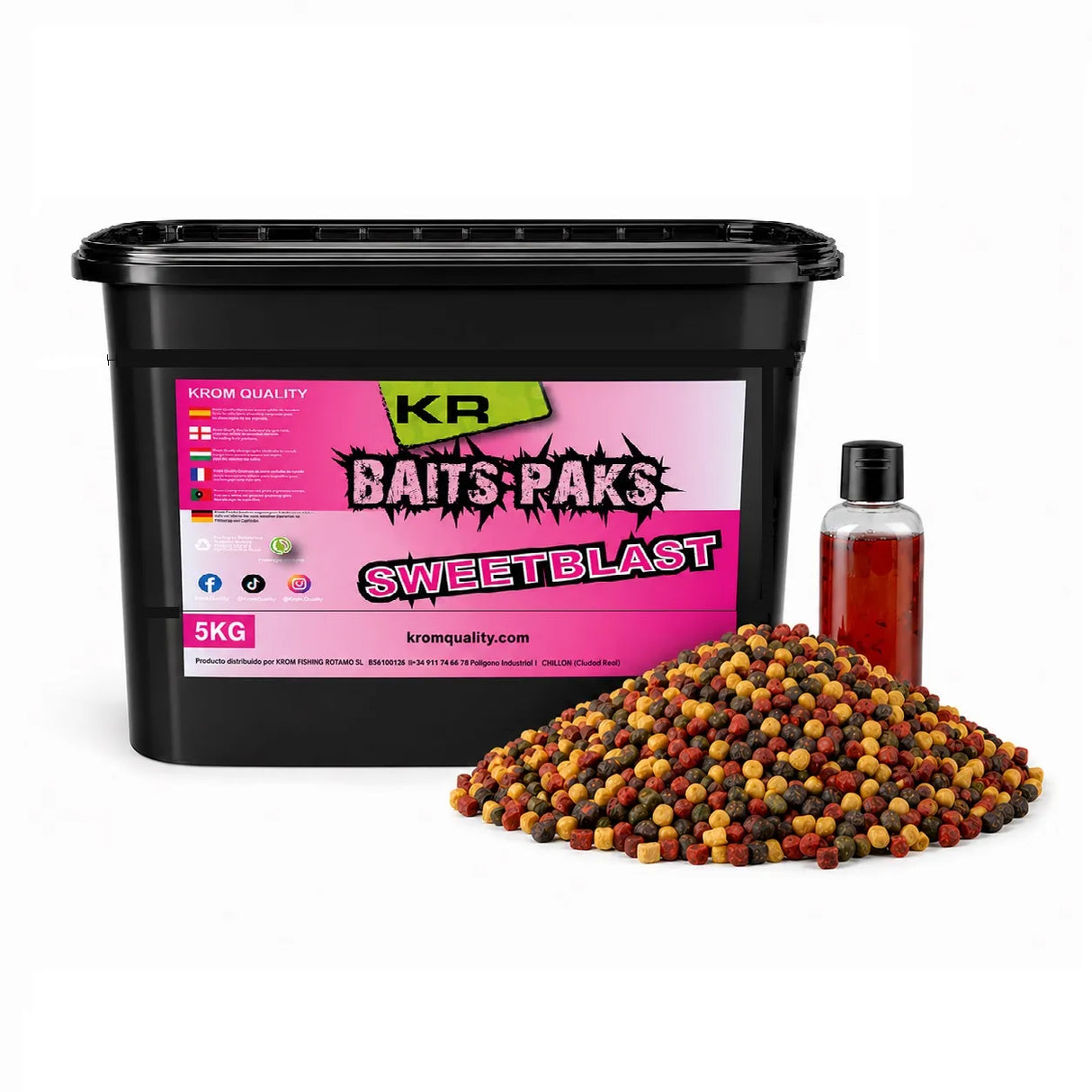 míchat Pellets Krom Quality Baits Paks Sweet Blast 5 kg