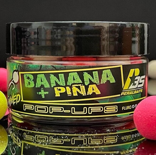Pop ups Peralbaits Banana Piña - Tienda Carpfishing