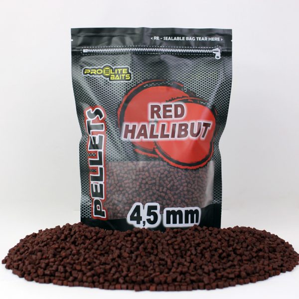 Pelety Pro Elite Baits Red Hallibut