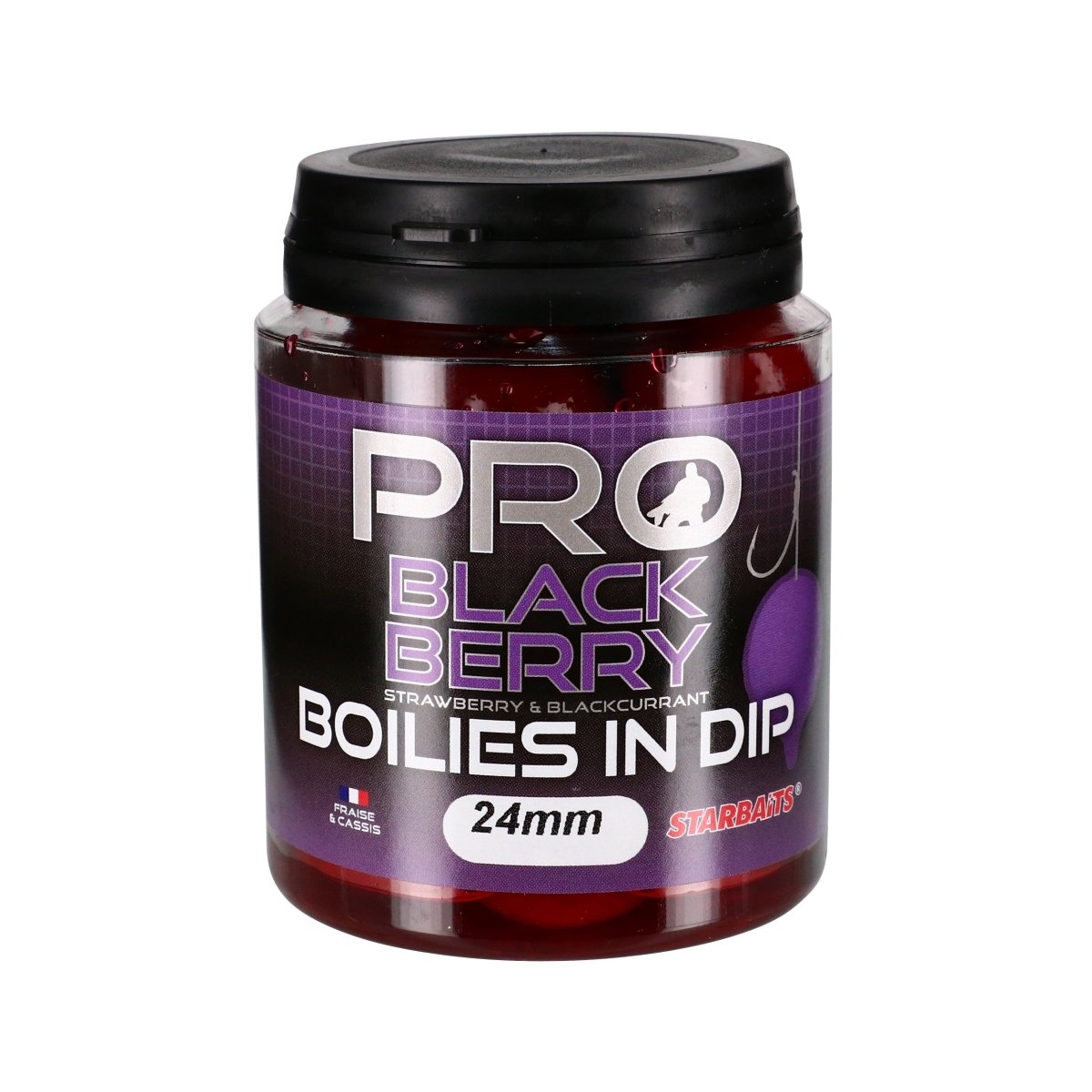 Boilies in Dip Starbaits Probiotic Black Berry 24 mm - Tienda Carpfishing