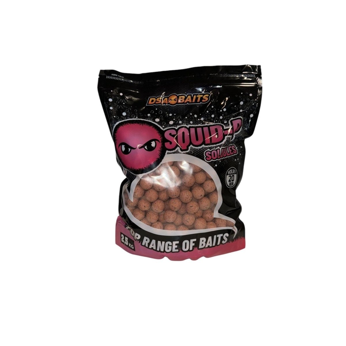 Boilies Solubles DSA Baits Top Range Squid - P 20 mm 2,5 Kg - Tienda Carpfishing