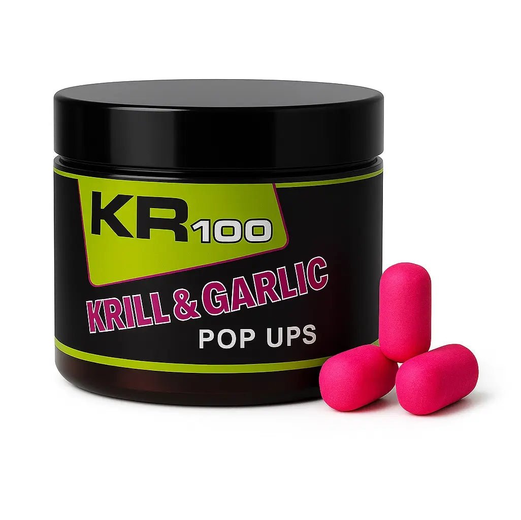 Dumbells Pop Ups Krom Quality KR100 Pink Krill & Garlic - Tienda Carpfishing