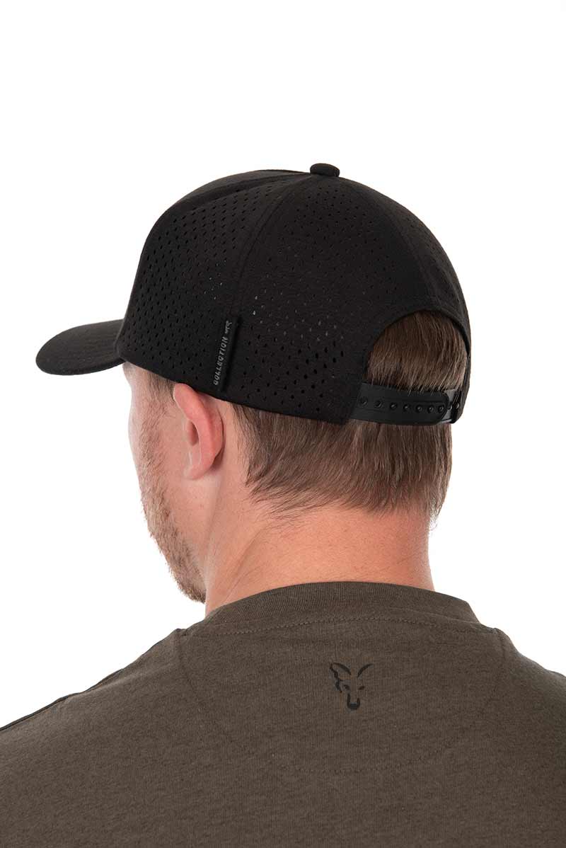 Gorra Fox Baseball Negro - Naranja - Tienda Carpfishing