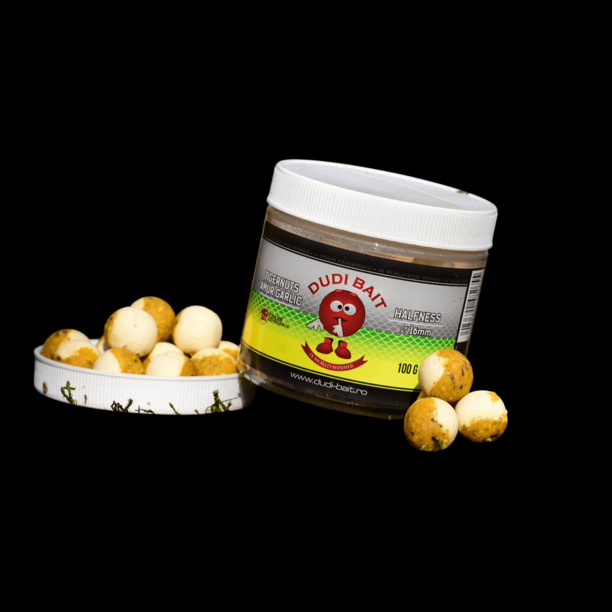 Halfness Dudi Bait Tigernuts Garlic 16 mm - Tienda Carpfishing