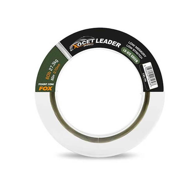 Leader Fox Exocet Pro Verde 100 m - Tienda Carpfishing