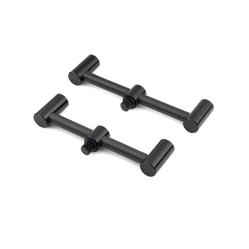 Pack 2 Buzz bars Fox Black Label Carbon 2 cañas 11 - 12,5 cm - Tienda Carpfishing