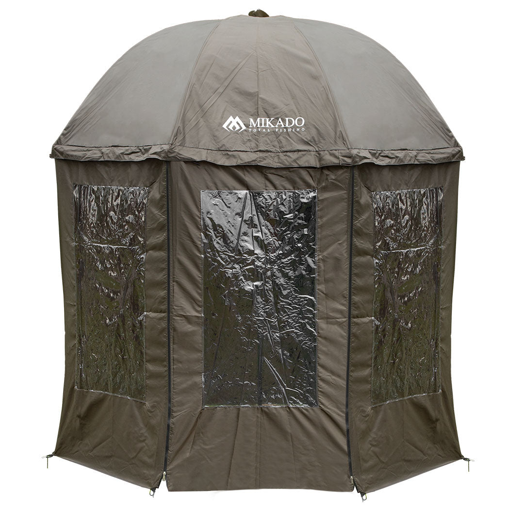 Paraguas Mikado Basic con cubierta lateral 360 - Tienda Carpfishing