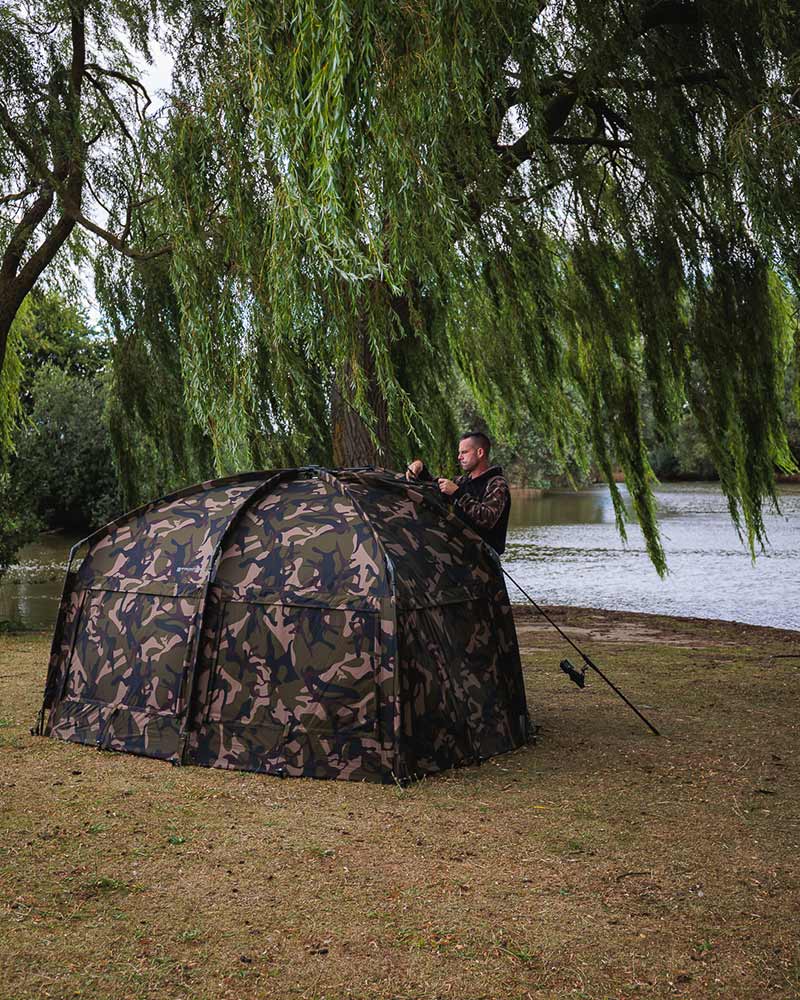 Refugio Fox Frontier II XL Camo - Tienda Carpfishing