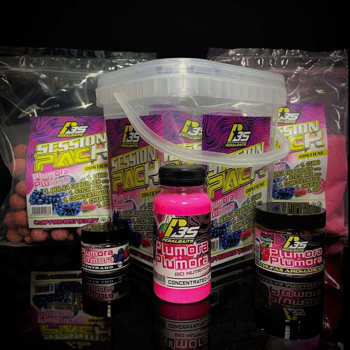 Session Pack Peralbaits Plumora - Tienda Carpfishing
