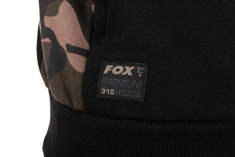 Sudadera Fox 310 Negra Camo con capucha - Tienda Carpfishing