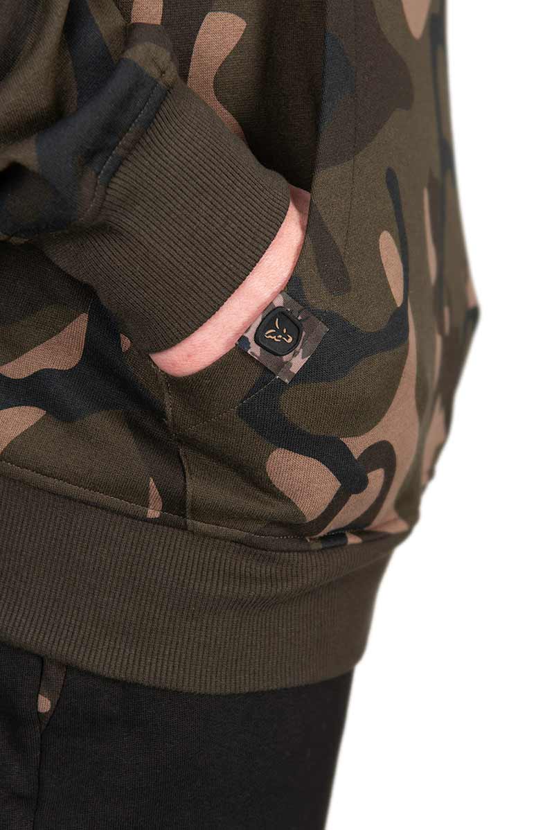Sudadera Fox LW Camo con capucha - Tienda Carpfishing