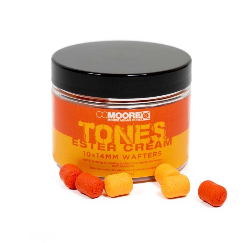 Wafters Dumbells Ccmoore Ester Cream Naranja 10 - 14 mm - Tienda Carpfishing