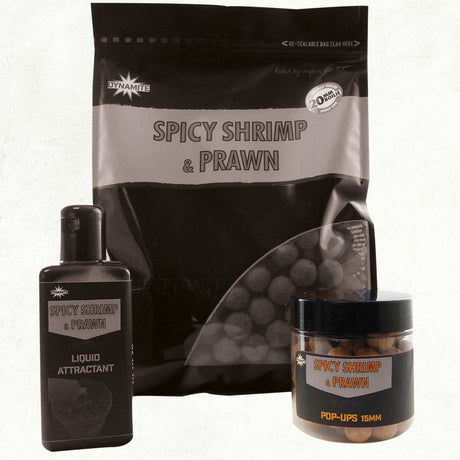 Pop Ups Dynamite Baits Big Fish Spicy Shrimp y Prawn 15 mm 1