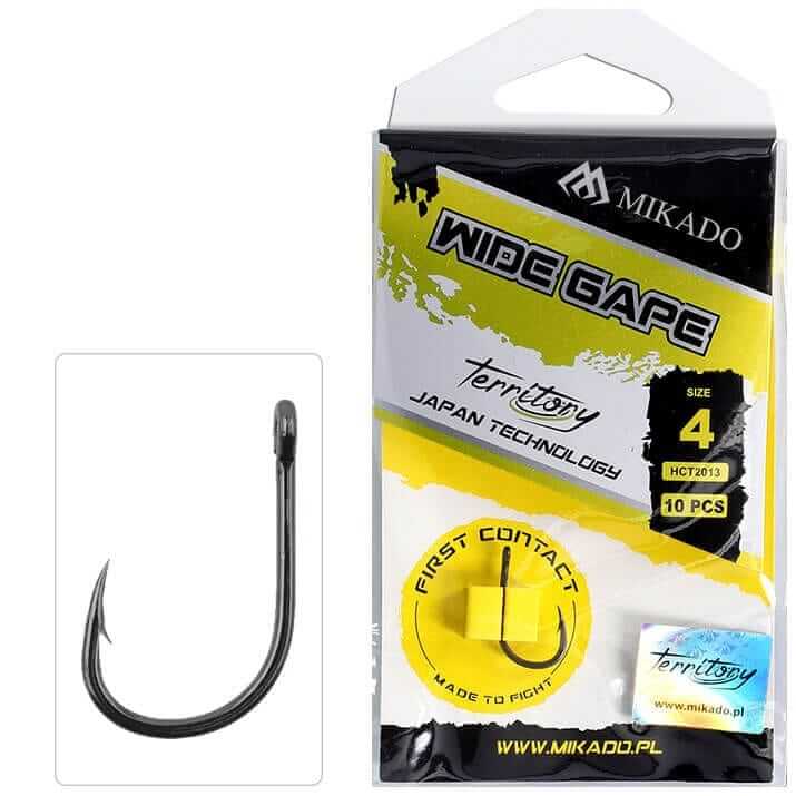 Anzuelos Mikado Wide Gape - Tienda Carpfishing