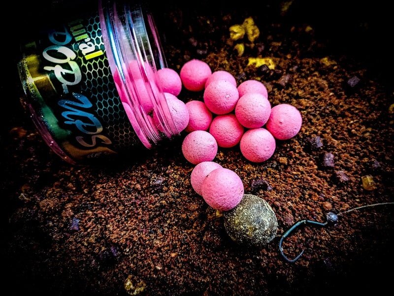 Pop Ups Pro Elite Baits Gold Antartic Krill Rosa 20 mm - Tienda Carpfishing