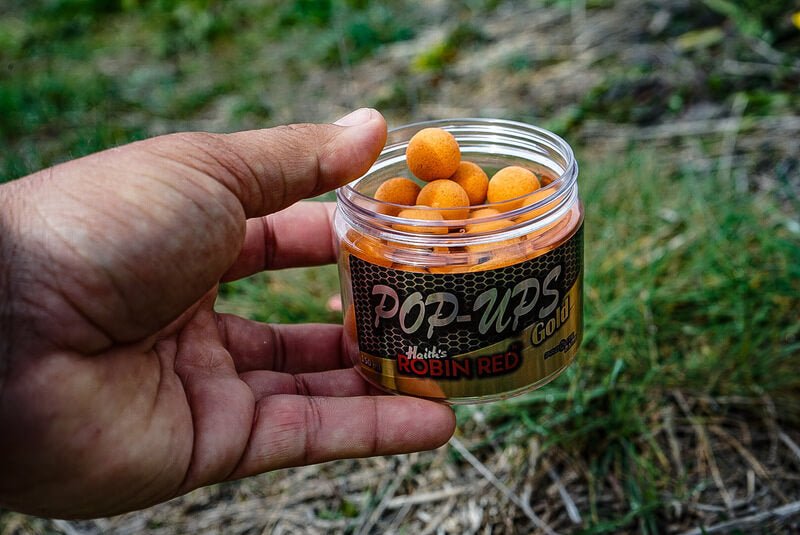 Pop Ups Pro Elite Baits Gold Robin Red 14 mm - Tienda Carpfishing
