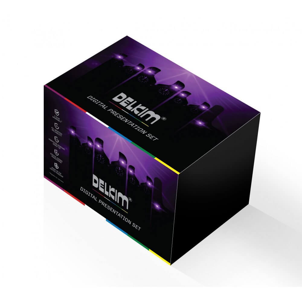 Set de alarmas 3+1 Delkim Digital Txi - D Morado - Tienda Carpfishing