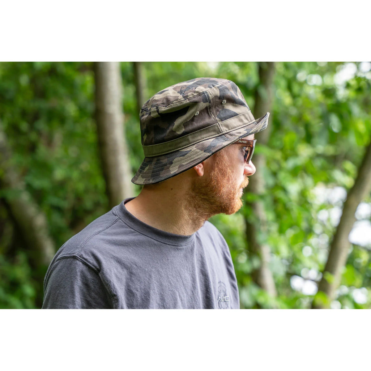 Gorra Avid Carp Distortion Dark Camo Bucket Hat