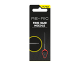 Jehla Avid Carp Jemné vlasy Re-Rig Red