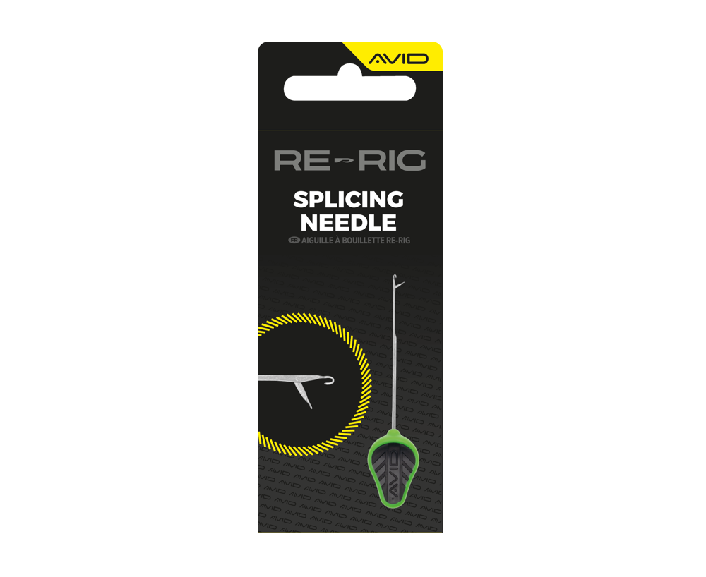 Jehla Avid Carp Splétání Re-Rig Green