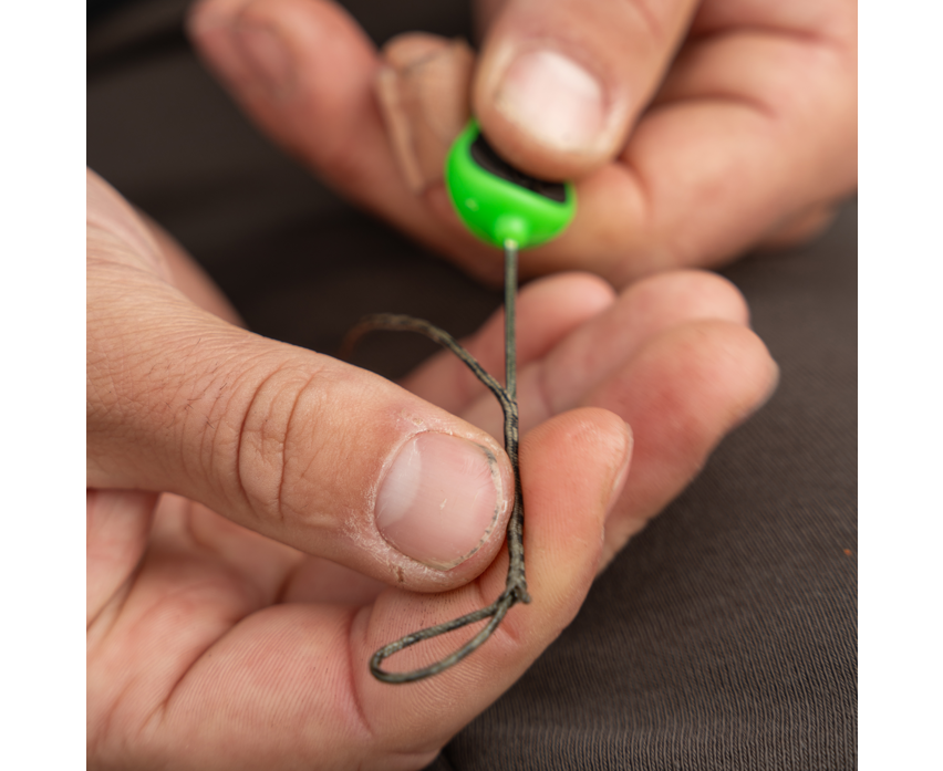 Jehla Avid Carp Splétání Re-Rig Green