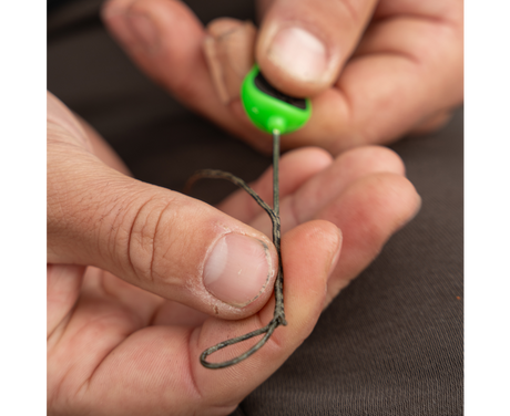 Jehla Avid Carp Splétání Re-Rig Green