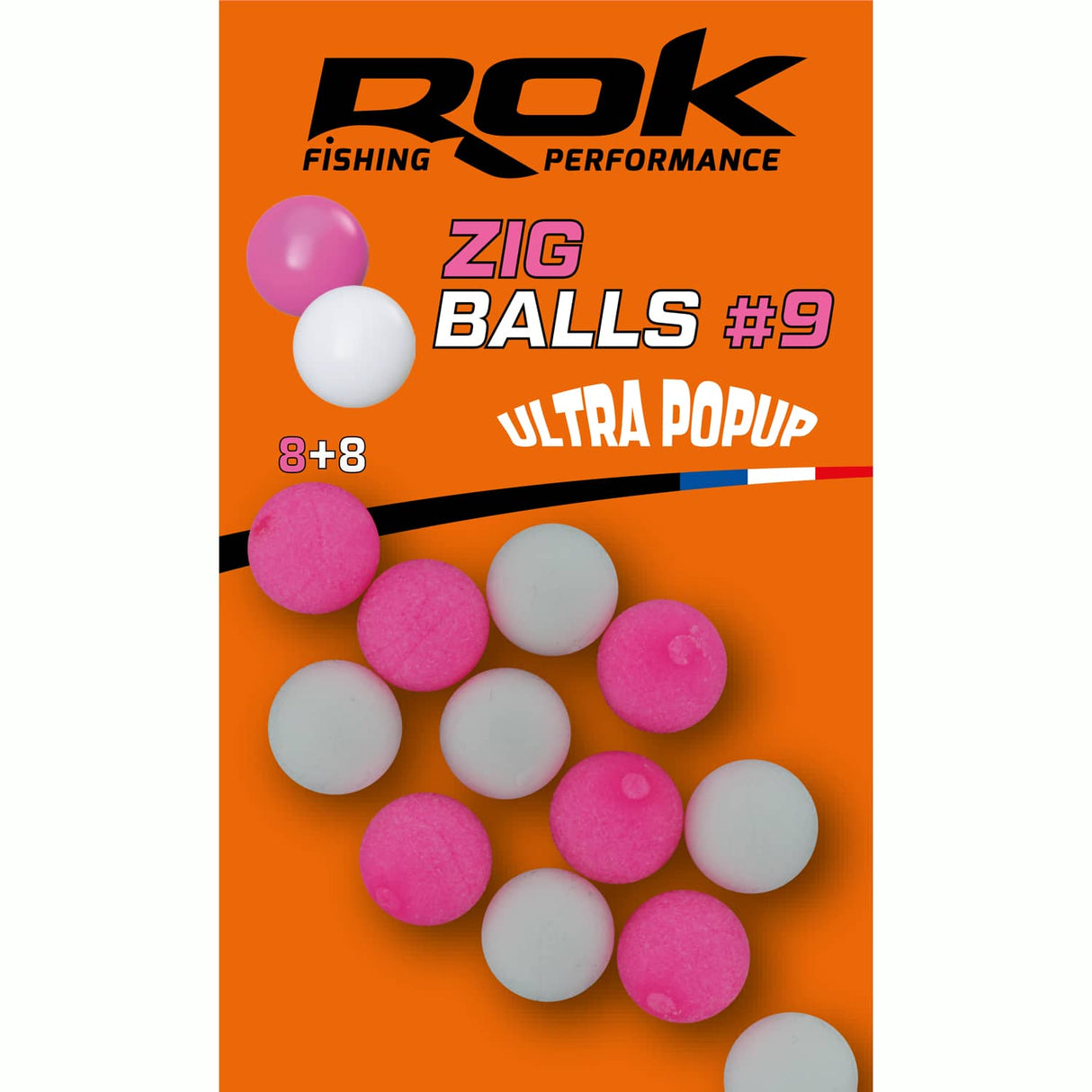 Plovoucí boilie Rok Fishing Zig Ball Pink/White 9