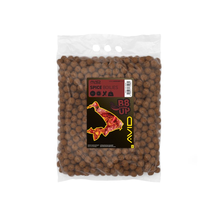 Boilies Avid Carp B8-Up Spice 20 mm 5 Kg - Tienda Carpfishing