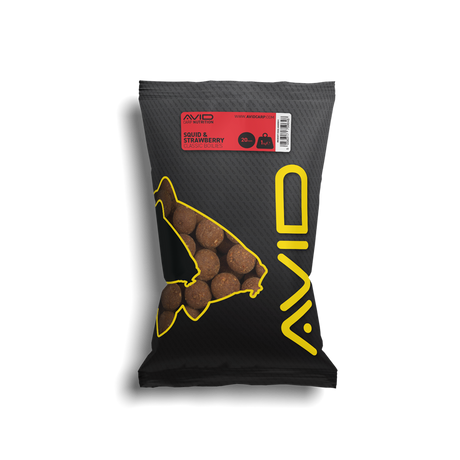Boilies Avid Carp Classic Squid & Strawberry 20 mm - Tienda Carpfishing