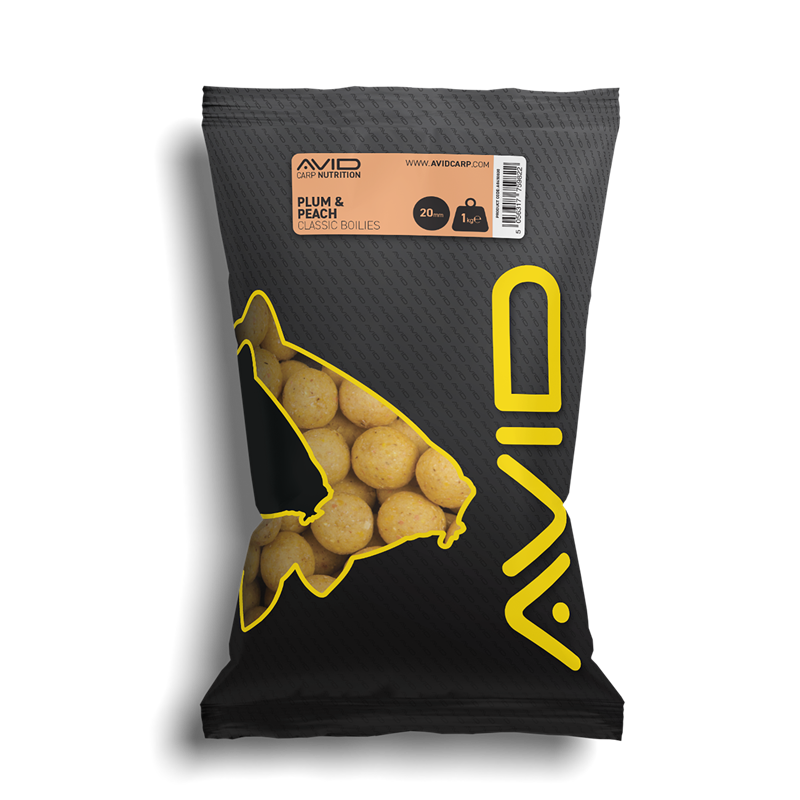 Boilies Avid Carp Classic Švestka & Peach 20 mm