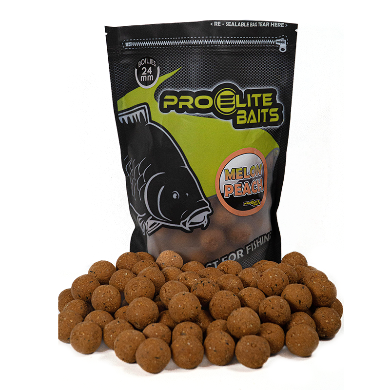 Boilies Pro Elite Baits Meloun & Peach 24 mm