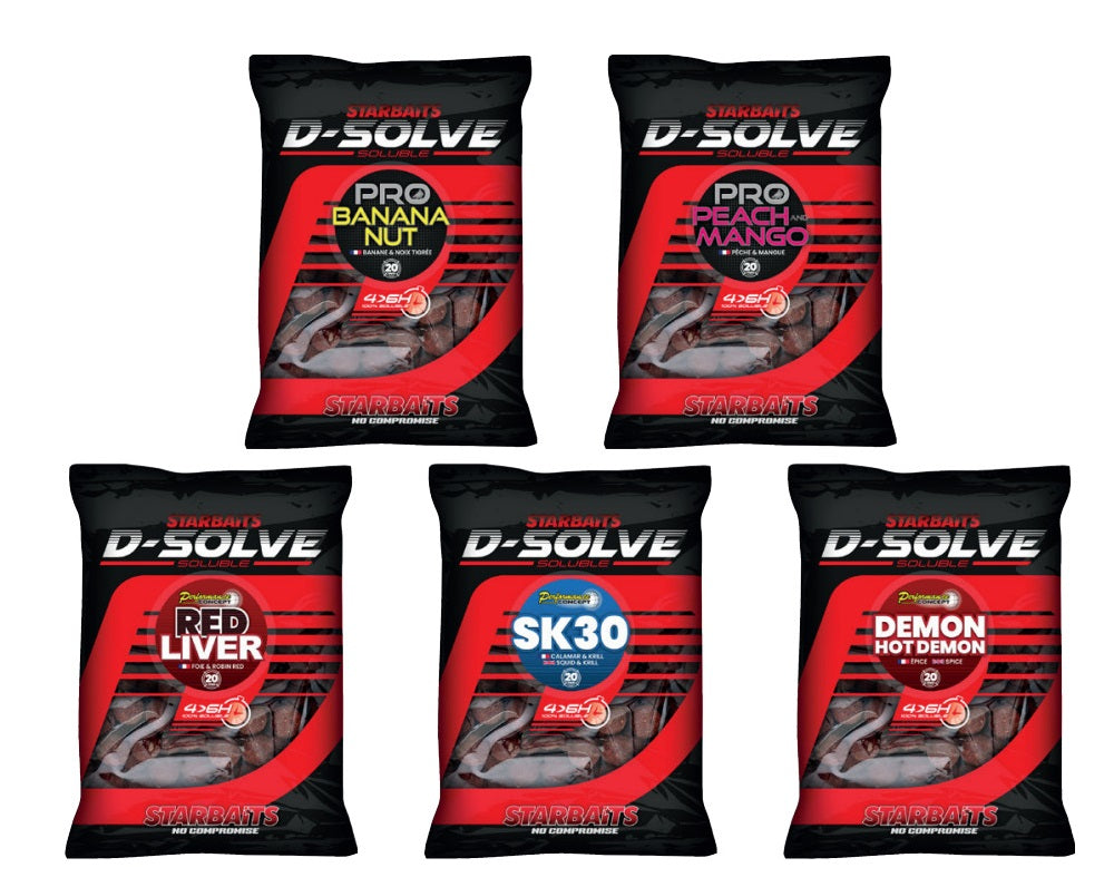 Boilies Starbaits Rozpustné látky Red Liver 20 mm 2,5 kg