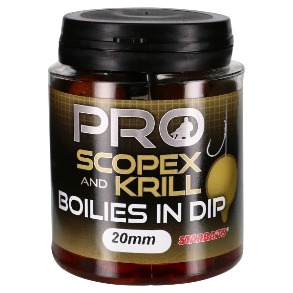 Boilies na adrese Dip Starbaits Probiotic Scopex Krill 20 mm