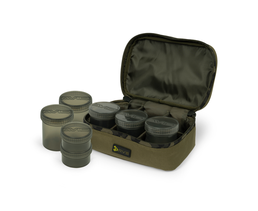 Bolso Avid Carp RVS 8-POT Hookbait