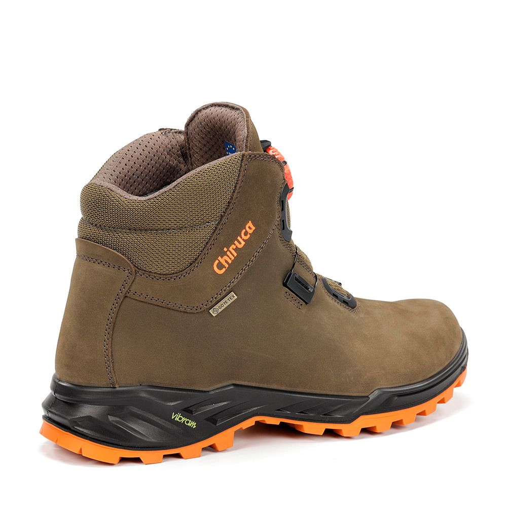 Boty Chiruca Cares Boa Hi Vis 08 Gore-Tex Green and Orange
