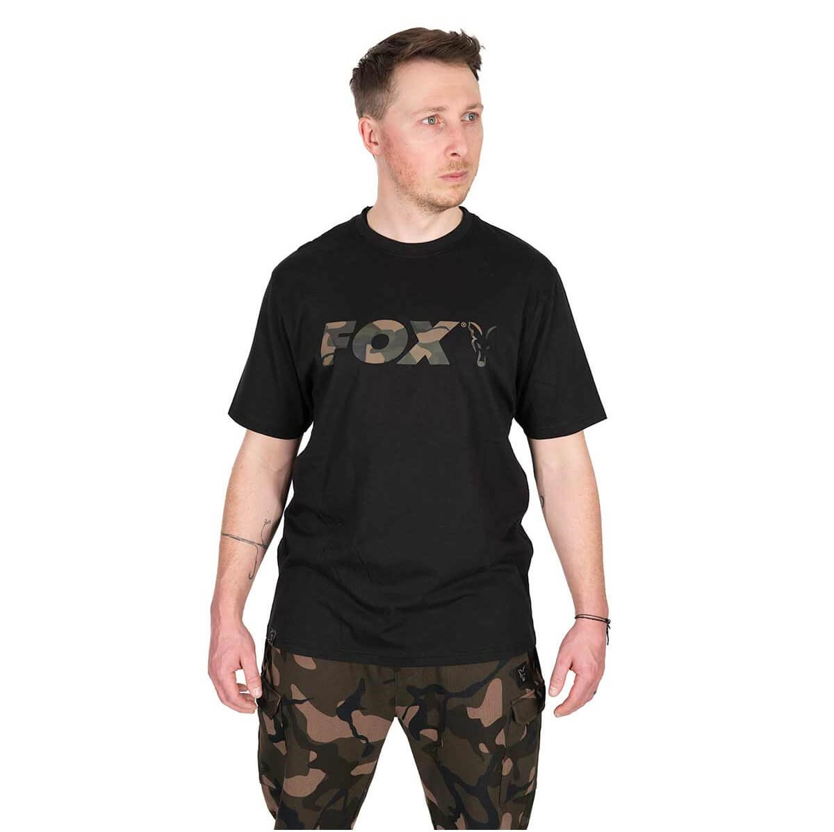 Tričko Fox Logo T Black/Camo
