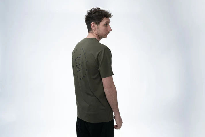 Tričko Nash Make It Happen Carp Logo T Green