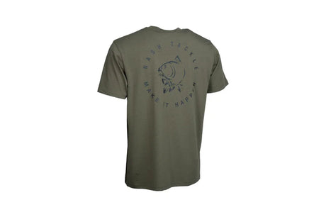 Tričko Nash Make It Happen Carp Logo T Green