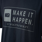 Tričko Nash Make It Happen Coordinates Černá