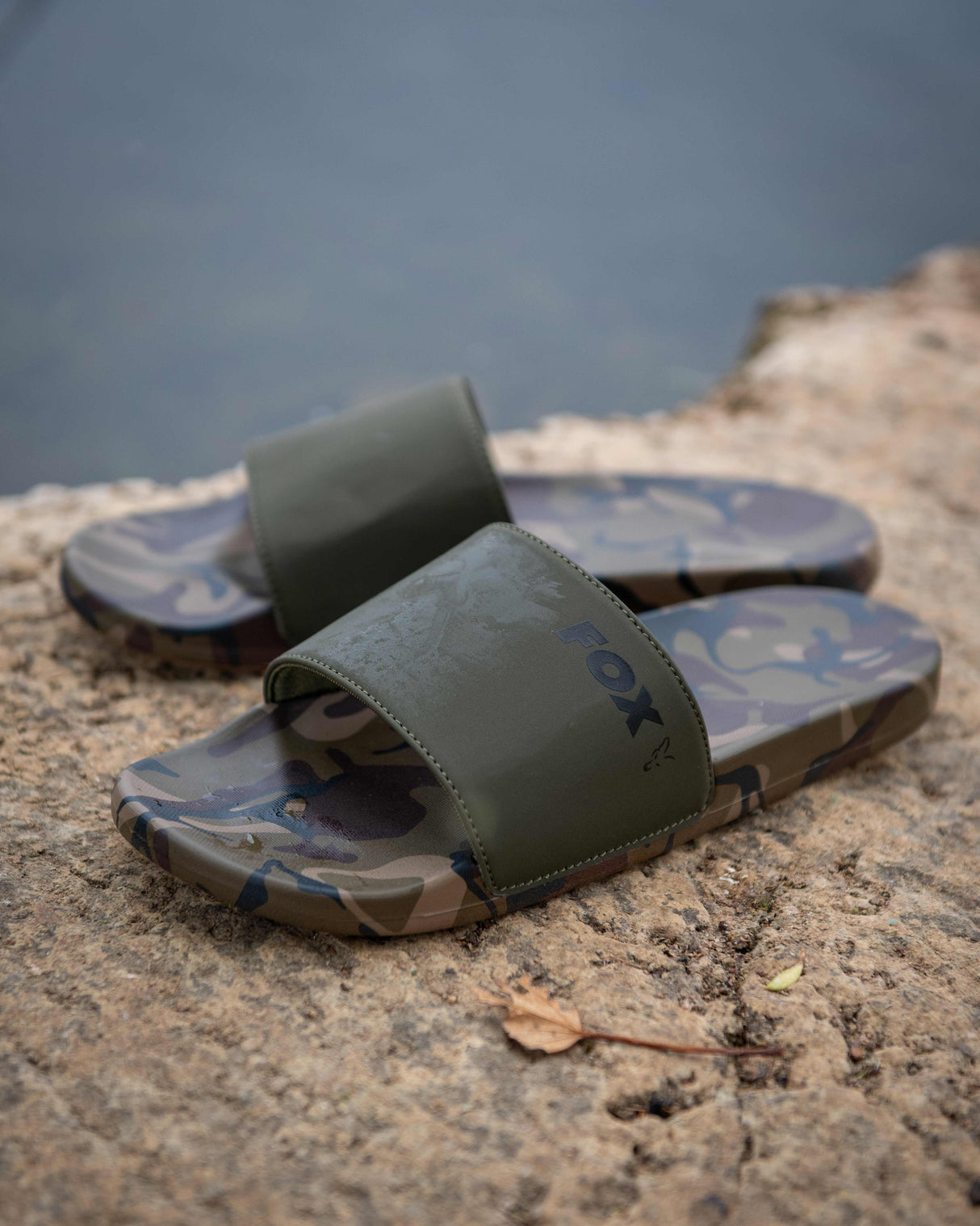 Žabky Fox Sliders Khaki/Camo