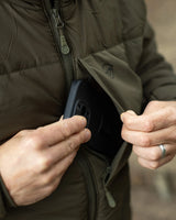 Chaqueta Aislante Korda Verde Oscuro - Tienda Carpfishing