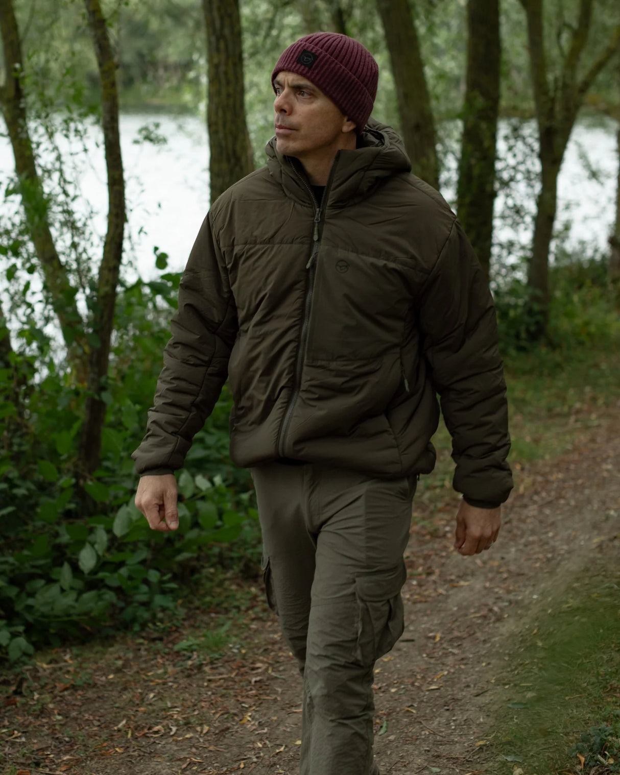 Chaqueta Aislante Korda Verde Oscuro - Tienda Carpfishing