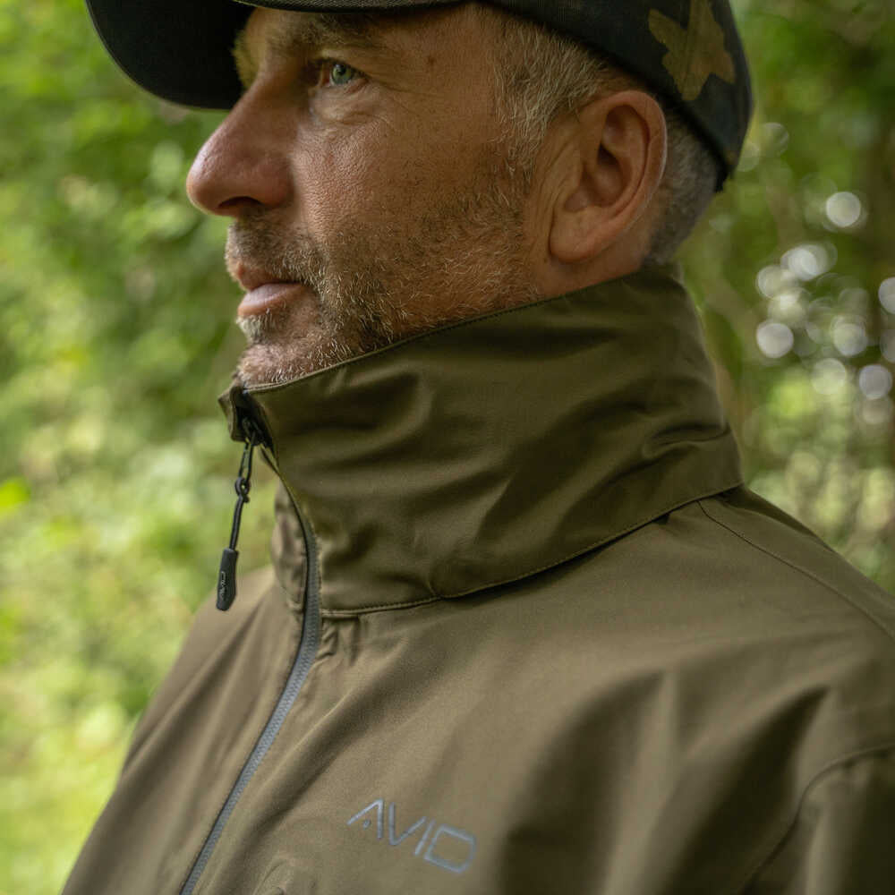 Chaqueta Avid Carp Hydro-Force 20k con cremallera - Tienda Carpfishing