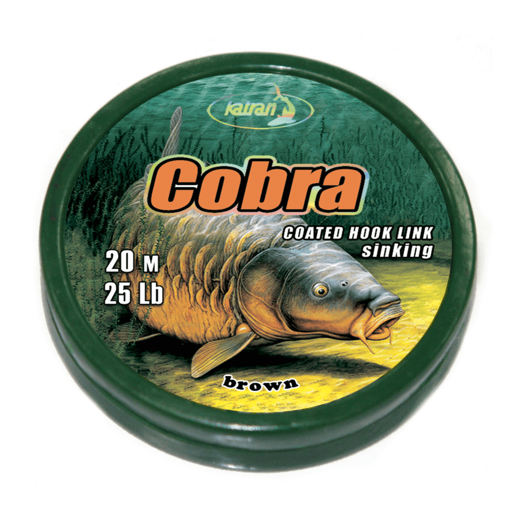 Zaplétání Katran Coated Hooklink Cobra 25 lb 20 m