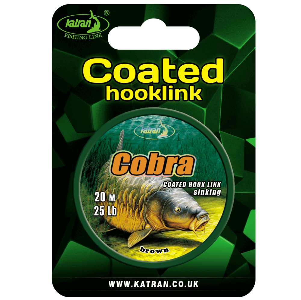 Zaplétání Katran Coated Hooklink Cobra 25 lb 20 m
