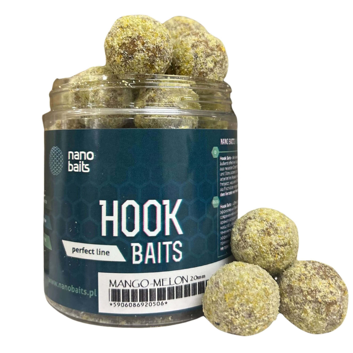 Hard Hook Baits Nano Baits Melounová rukojeť 18 mm