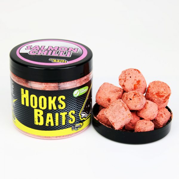 Háček Pellets práškové Pro Elite Baits Losos Chilli 14-20 mm